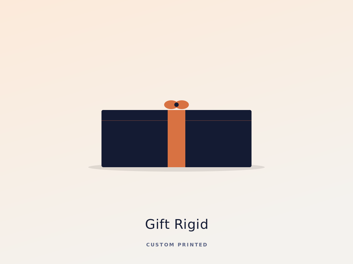Gift rigid boxes