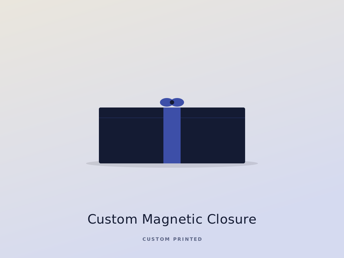 Premium custom magnetic closure box