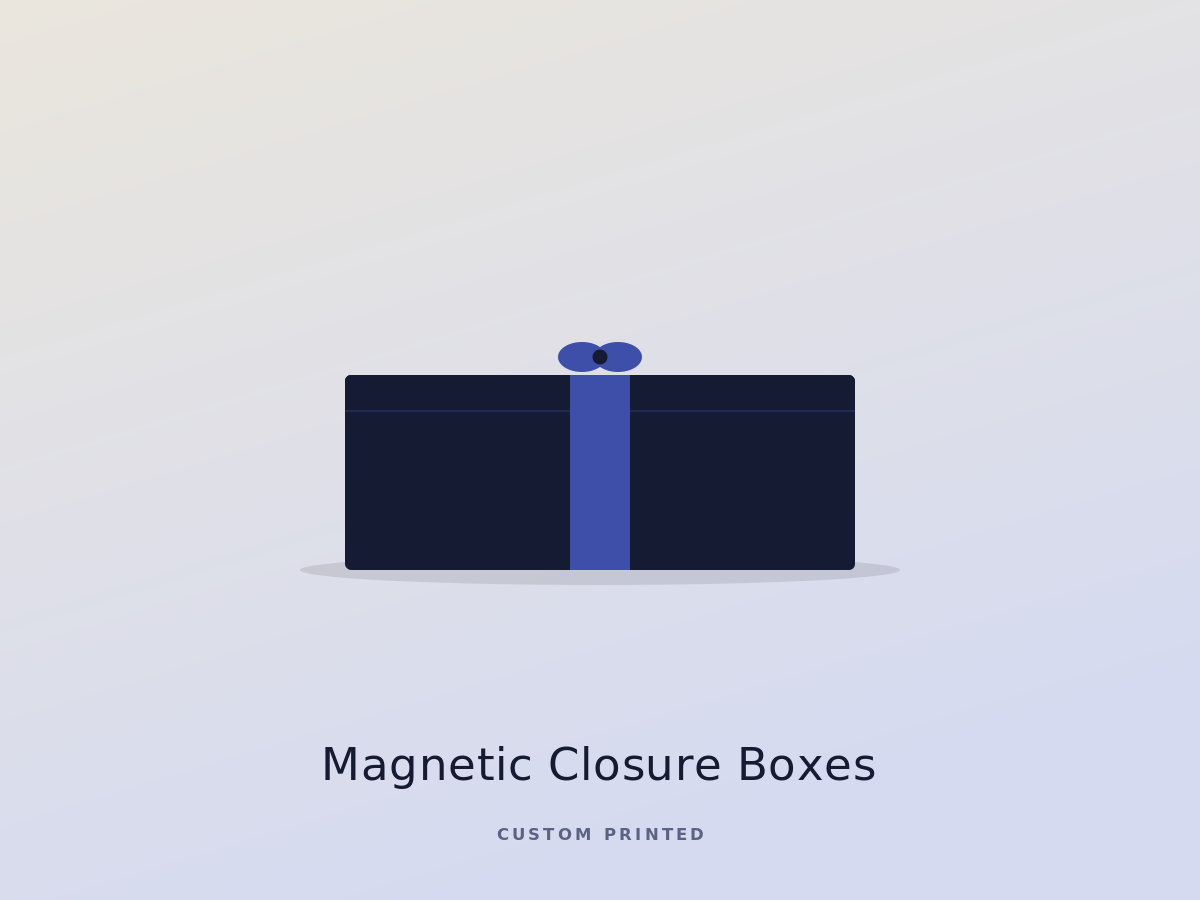 Custom magnetic closure box